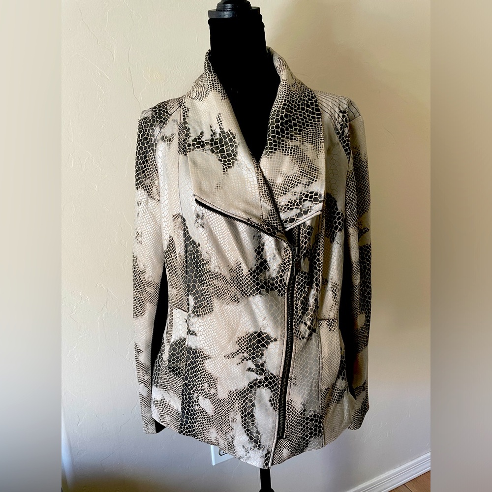 Alberto Makali Snake Print Jacket